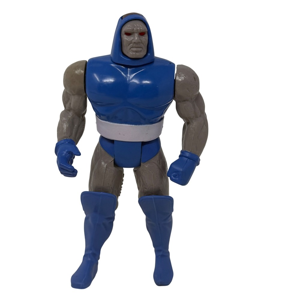 Vintage 1985 Kenner Super Powers Darkseid DC Comics Action Figure Blue Grey